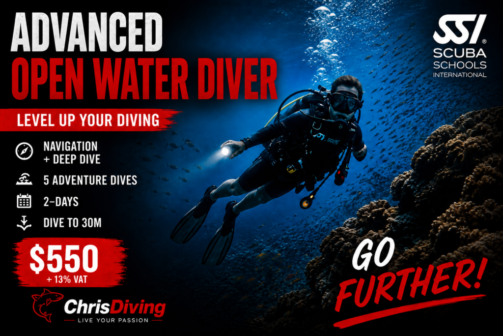 SSI Advances Open Water Diver Course ChrisDiving Costa Rica Potrero Guanacaste