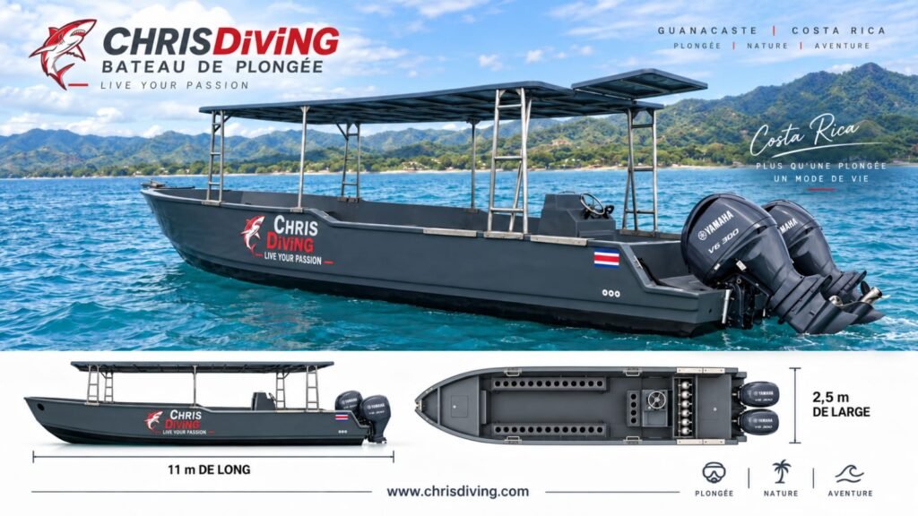 ChrisDiving Boat 36 feet, 20 divers